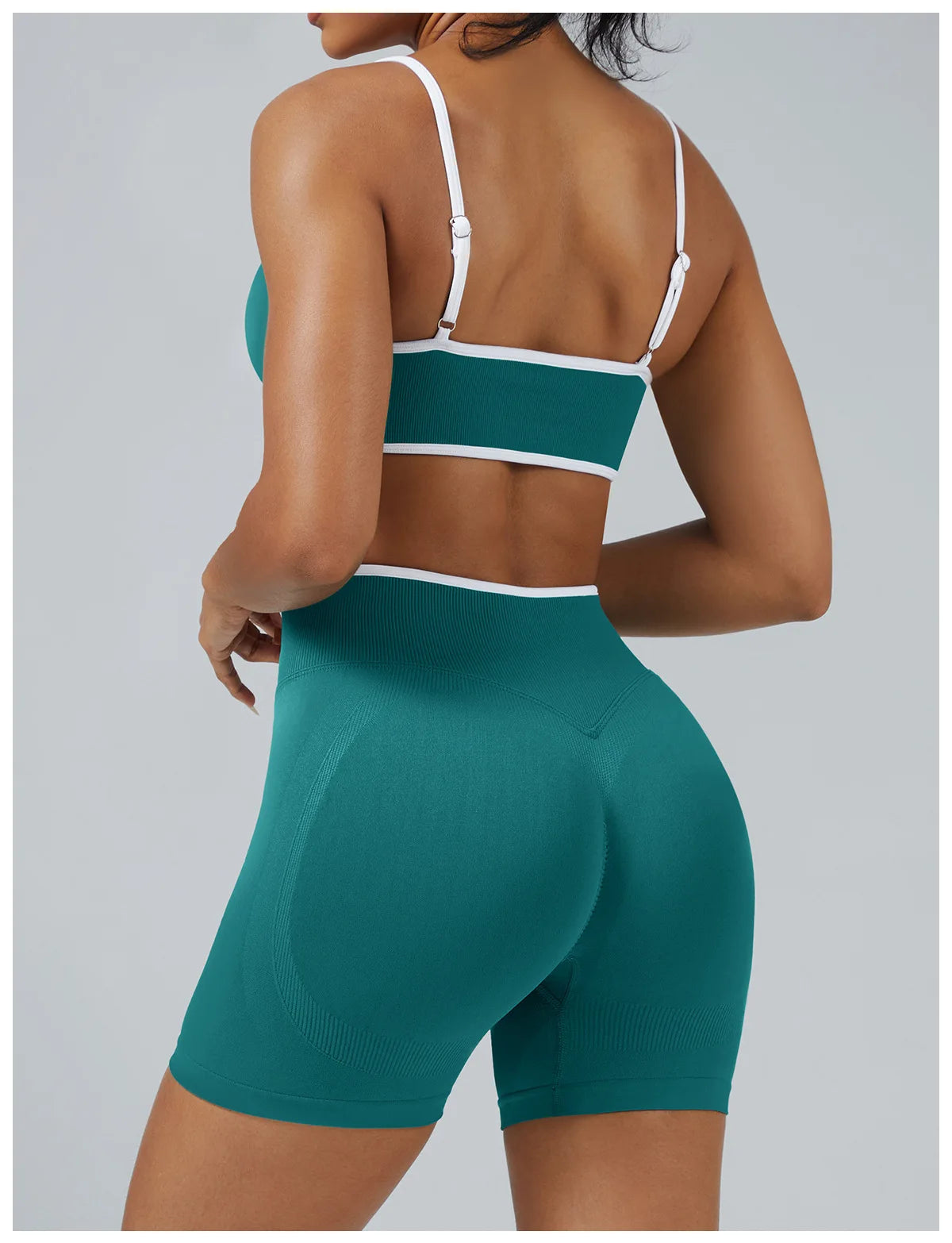 2PCS Yoga Suit Seamless Sports Set Gym Outfits Women Tracksuit Running Workout Clothes Sports Bra Athletic Wear Yoga Clothing