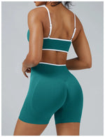 2PCS Yoga Suit Seamless Sports Set Gym Outfits Women Tracksuit Running Workout Clothes Sports Bra Athletic Wear Yoga Clothing