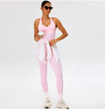 Seamless Gym Top Women Sports Bra Running Neck Hanging Yoga Bra Breathable Sports Underwear Women Push Up Fitness Workout Tops