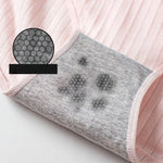 4Pcs/Set Women's Mid-Rise Cotton Panties Breathable Soft Ribbed Underwear Solid Lingerie Stretchy Comfort Daily Briefs M-XL