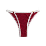 1Pcs Women's Sensual Lace Panties Sheer Thin Straps Briefs Low-Rise Adjustable Underwear Breathable Comfortable Female Lingerie