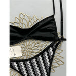 2026 Striped High Leg Cut Brazilian Bikini Female Swimsuit Women Swimwear Two-pieces Bikini set Bather Bathing Suit Swim V8216
