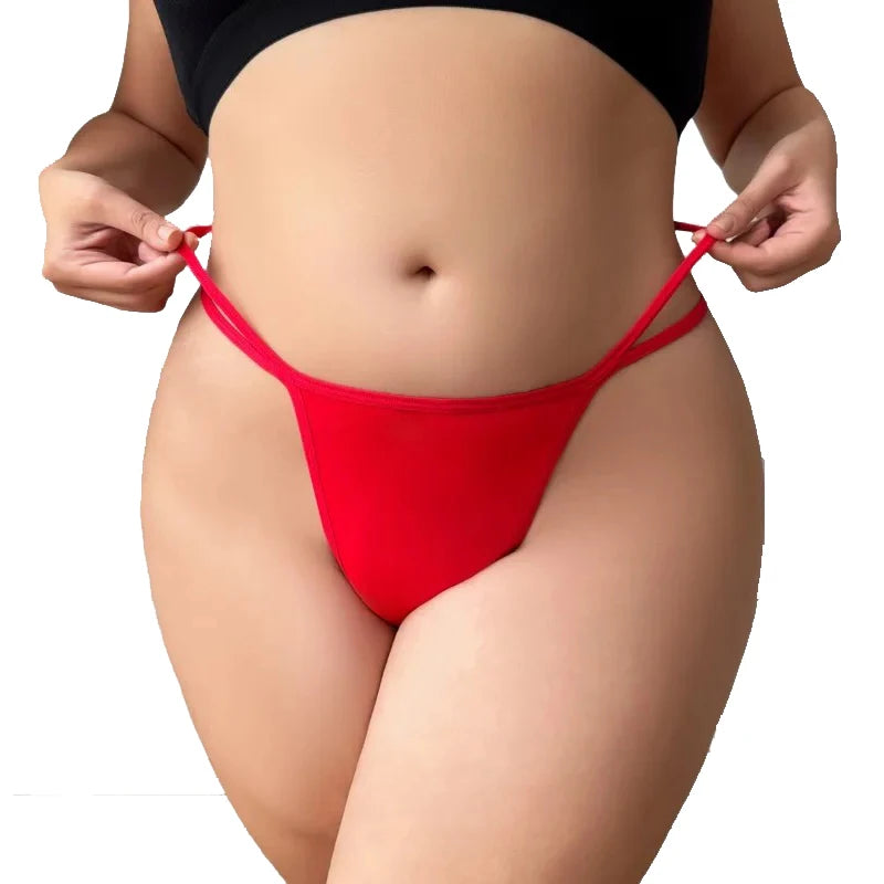 1pcs Sexy Women G-string New Style Red Erotic Bow Panties Sexy Lingerie Comfortable Female Underwear Fashion Party Ladies Thongs