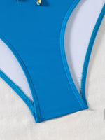 ZTVitality Sexy Patchwork Swimsuit Women Bikini Set 2025 New Arrival Padded Bra Halter Bandage Swimwear Summer Beachwear Biquini