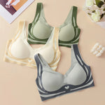 Women Push Up Active Bra Seamless Comfortable Angel Wings Bras Trendy Soft Breathable Underwear Female No Wire Lingerie