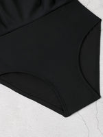 2026 Halter String Solid Swimsuit One Piece Sexy Black MeshSwimwear Women Bathing Suit Female Swimming Summer Beachwear Bodysuit
