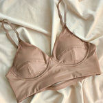 Fashion Women Underwear Cowboy Vest Seamless Simple Bra Deep V Wireless Comfort Brassiere Classic Sling Lingerie Outer Wear