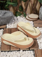 2025 Women Indoor Beach Flip Flops Summer Platform Shoes Soft EVA Girls Home Street Slippers Thick Sole Female Fashion Sandals