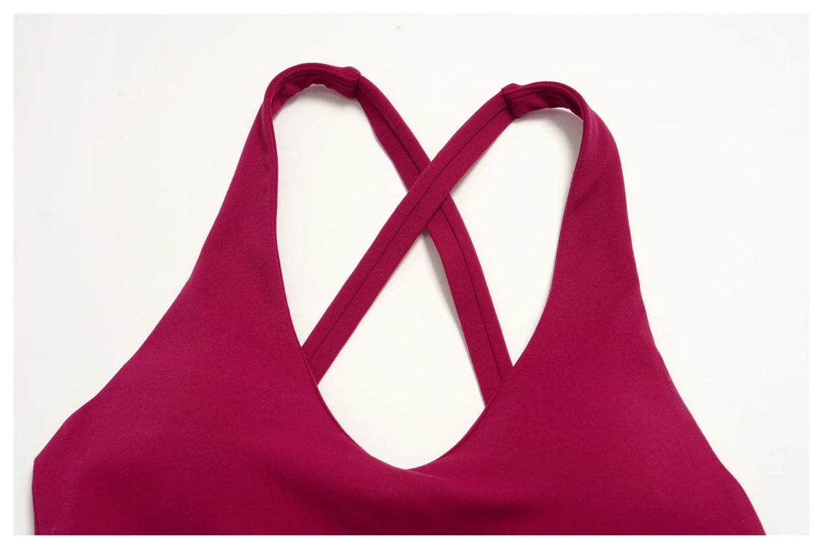 Women Two Piece Gym Yoga Sets Back Cross Sports Bra Pleate High Waist Short Fitness Suit Outdoor Running Camisole Tops Outfits