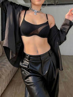 European and American Style Sexy Hollow-Out One-Shoulder Bra for Women, Ultra-Thin, Soft Underwire, Sexy Side Breast Support, Sports Bra