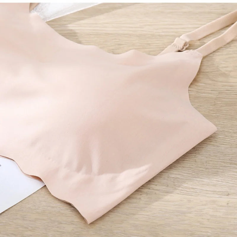 Push Up Bras For Women Non-wire Padded Bralette Japanese Style Breathable Bra Female Seamless Underwear Sexy Lingerie S-XXL Top