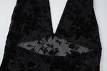 FDYOUI Woman Clothes Elegant Bandage Mesh Corset Tops 2026 Female Halter V-neck Lace-up Tank Top Black T-shirt Y2K Streetwear