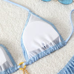 Sexy Blue White Yellow Strings Bikini 2026 Women Swimsuit Female Swimwear Thong Bikinis Set Brazilian Beach Bathing Suit Biquini