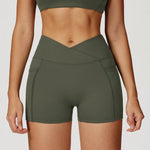 High Waist Yoga Shorts Naked Feeling Fitness Tights Women Sport Biker Shorts Tummy Control Short Legging Female Slim Yoga Shorts