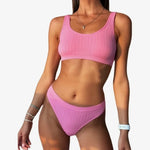 Women Push Up Bra And Panties Set Sports Wire Free Brassiere Seamless Underwear High Rise Briefs Female Sexy Lingerie Set