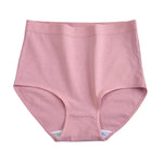 6Pcs/Set Women Cotton Panties High Rise Briefs Female Breathable Underpants Sexy Lingerie Tummy Control Underwear M-XXXL