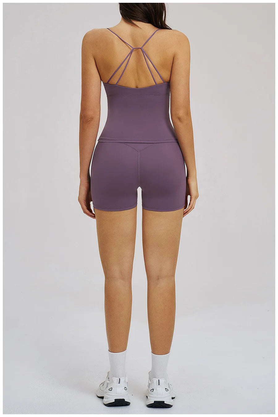 Women 2 Piece Gym Workout Set Female Bra Yoga Shorts Vest Fitness Wear Quick-DrySports Bra Suits Sportswear Tracksuit Outfits