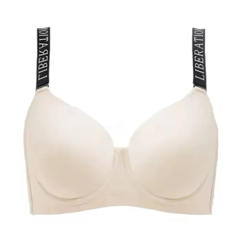 Comfortable Seamless Bra Anti Sagging Plus Size Bra Full Cup for Women Seamless Gathering Minimizer Sport Everyday Bra