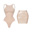 2026 2Pcs Sexy Women One Piece Swimsuit Female Swimwear Solid Biquini High Cut Monokini Push Up Swim Suits Bathingsuit Beachwear