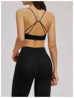 Back Beauty Sports Bra Anti-Sweat Fitness Top Women Sports Underwear Yoga Bra Shockproof Top Push Up Sport Bra Gym Workout Top