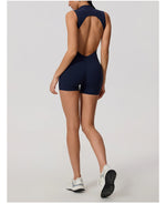 Hearuisavy Summer Sports Overalls Women Gym High Stretch Sleeveless Yoga Bodysuit Running Push Up Butt-Lifting Fitness Jumpsuit
