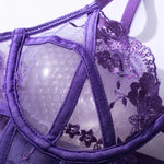 Toucheart Sexy Jumpsuit Embroidered Printing See-Through Sexy Lingerie For WomenHollow Out Backless Sexy Pajamas Jumpsuit New