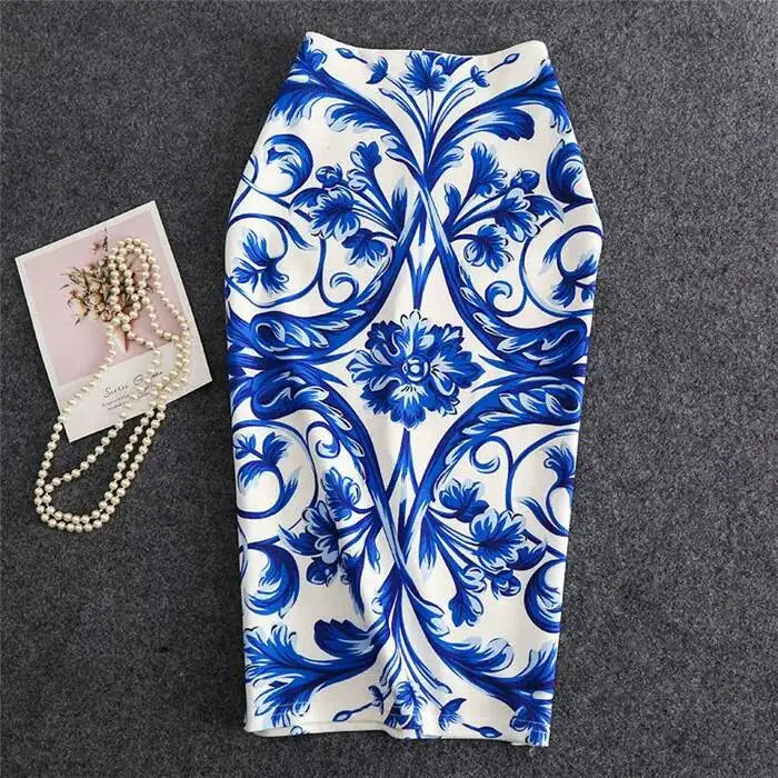 Spring Summer Women Y2K High Waist Midi Pencil Chiffon Skirts Slim Bodycon Vintage Hip Raise Korean Fashion Clothes UOV5