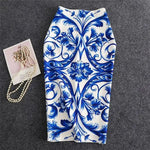 Spring Summer Women Y2K High Waist Midi Pencil Chiffon Skirts Slim Bodycon Vintage Hip Raise Korean Fashion Clothes UOV5