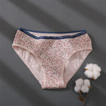 3Pcs/set Women Printing Floral Panties Low-Rise Cotton Briefs Female Comfortable Underwear Female Soft Panties Lingerie M-2XL