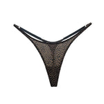 Ice Slik Low Waist Girls G String Leopard Flower Women Panties Sexy Briefs Thong T-back Underwear Female Lingerie Size S-XL