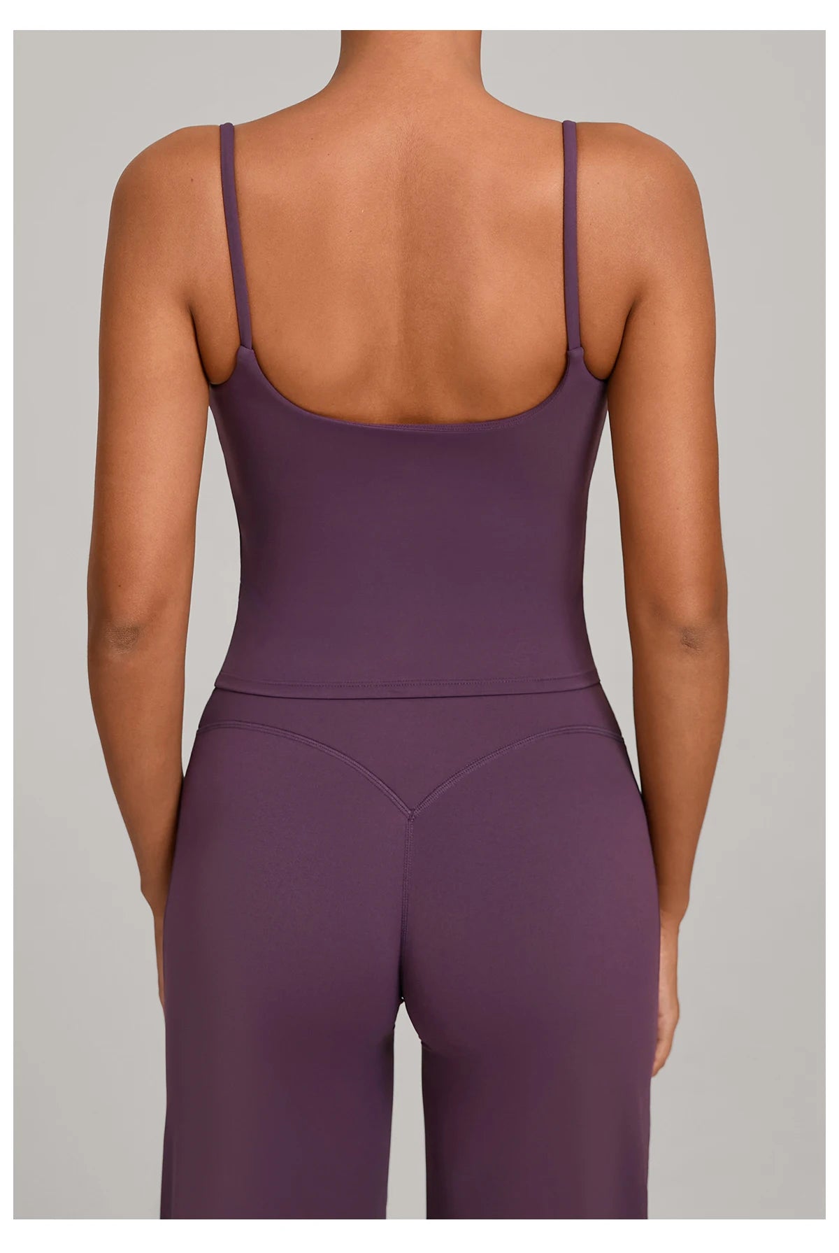 GYM Tank Top With Built In Bra women's Yoga clothing running Square Neck fitness vest beautiful back sports Workout
