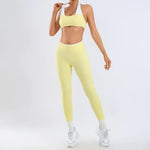 Women's Yoga Sets Fitness Sports Gym Slim Fit Hip-lifting Beautiful Back Suits Workout Casual Running Training Sets