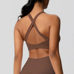 Women Fitness Yoga Bras Sexy Sling Beauty Back Fitness Push Up Sports Women Underwear Running Crop Top Yoga Clothes