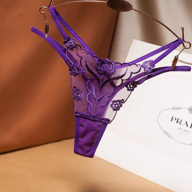 Women Panties Sexy Low-Rise G-String Women Transparent Lingerie Panties Sexy Lingerie Underwear Thongs Thin Strap Panties