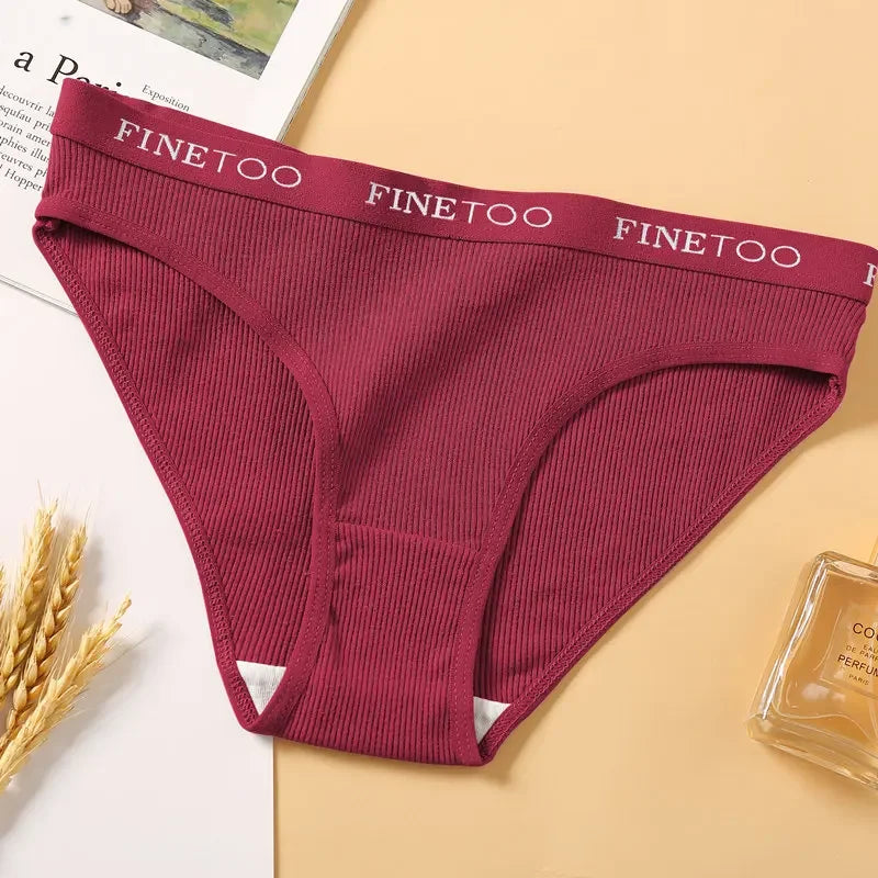 1Pcs Women' Cotton Pantys Sexy Comfortable Letter Printed Woman Briefs Ladies Underpants Fashion Girls Lingerie M-XXL