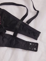 Contrast Color Lace Women Bra Thin Cup Underwire Push Up Sexy Brassiere Daily Comfort Ladies Lingerie