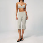 Women's Tracksuit 2 Pieces Yoga Clothes Athletic Wear Fitness Suit Gym Outfits Workout Sets Push Up Sports Bra Capri Pants Suit