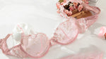 MOYISU Pure Sexy French Ultra-thin Underwire Large Size Bra Set Fat Mm Big Chest Small D Cup Bra Thin Lace Underwear Women