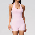 Yoga Jumpsuit Women's Short Tracksuit Yoga Set One-Piece Sportswear Women's Gym Rompers Workout Clothes Fitness Stretch Bodysuit