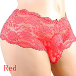Men's Underwear Sexy Lingerie Sexy Panties Plus Siz Lace Sissy Male Breathable Jockstrap Briefs G-String Thongs Porno Underpants