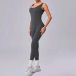 Seamless Yoga Jumpsuits Sports Fitness Hip-lifting Hollow Beauty Back One-piece Workout Running Gym Leggings Bodysuits for Women