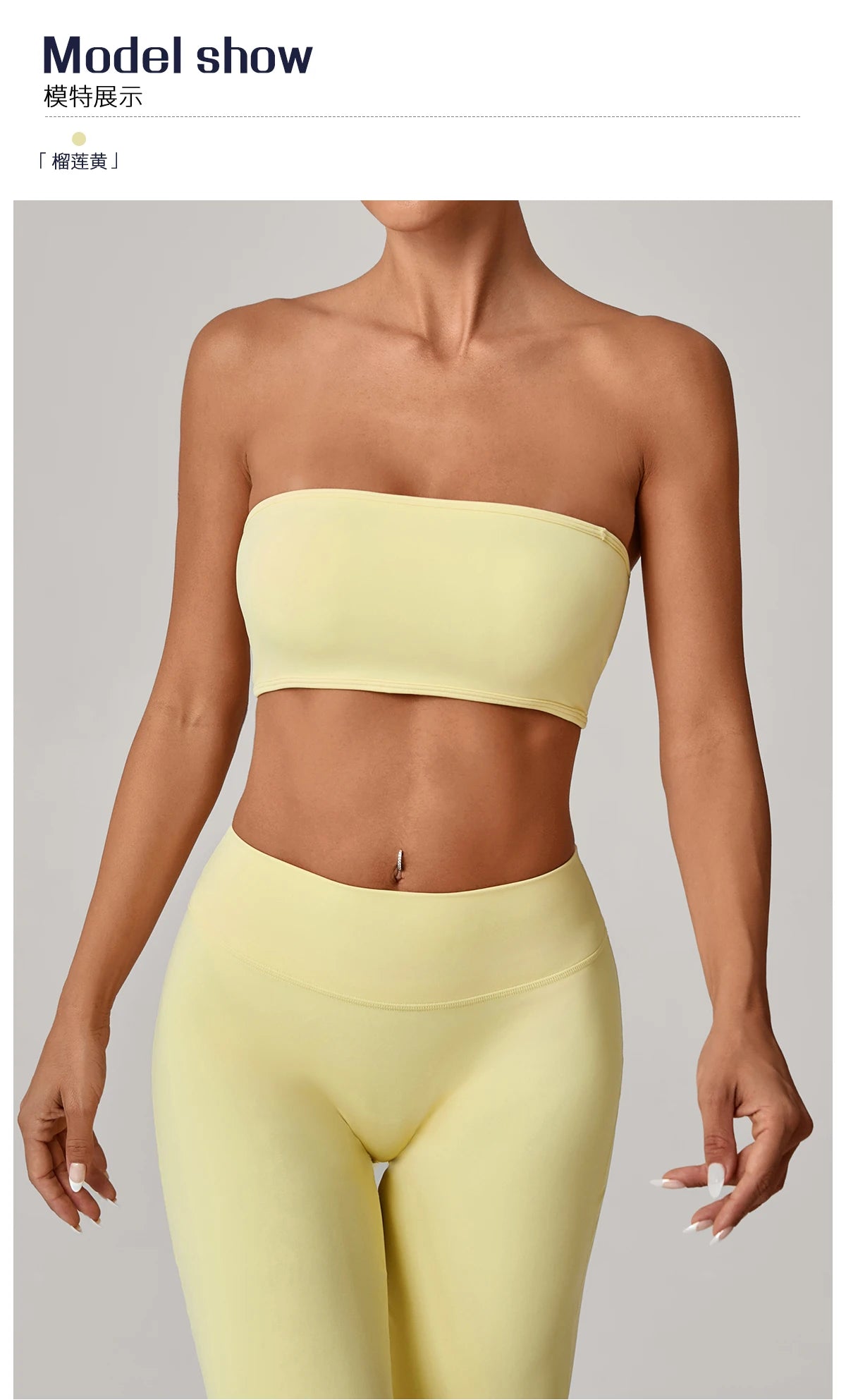 Padded Backless Bandeau Sports Bra Gym Women Crop Tube Top Seamless Yoga Top Sexy Workout Sportswear Push-up Fitness Underwear