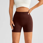 Women High Waist Yoga Shorts With Luminous Strips Sportswear Woman Gym Shorts Legging Fitness Running Activewear Workout Clothes