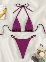Sexy Extreme Mini Micro Thong Bikini 2025 Diamond Bikinis Female Swimsuit Women Swimwear Two-pieces Bikini Set Bathing Suit Swim