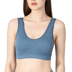 Seamless Bra Non-wire Tank Bras For Women Sports Underwear Sexy Lingerie B C Cup Crop Tops Comfy Unlined Ladies Intimates M-L