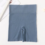 Seamless Shorts For Women Sports Safety Short Pants High Waist Panties Shorts Ribbed Hips Lift Underwear Female Underpants
