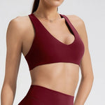 Softmotion Sports Bra Women Padded Yoga Bra Top High Support Gym Bra Top Pilates Yoga Tank Top Y back Push Up Fitness Underwear