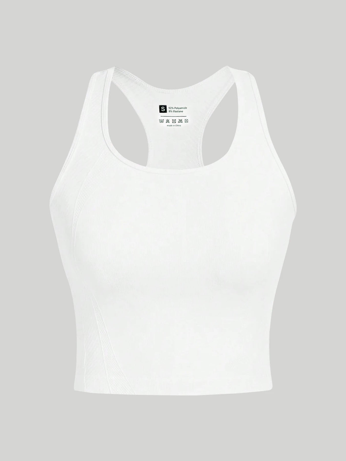 3 Piece Yoga Vest Women Gym Sports Racerback Crop Tops Seamless Streetwear Rib Knit Workout BreathableTank Top Female