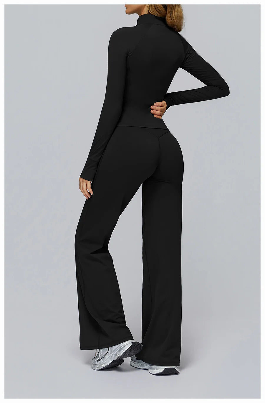 New yoga set 2 pieces gym set Women Long Sleeve Sports Shirts Sports Bra Leggings Suit Fitness Running Workout Suits Tracksuit