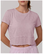 Quick Drying Pink Black Yoga T Shirts Women Short Sleeve O Neck Loose Fitness Tops Outdoor Lightweight Ruffles Short T-shirts